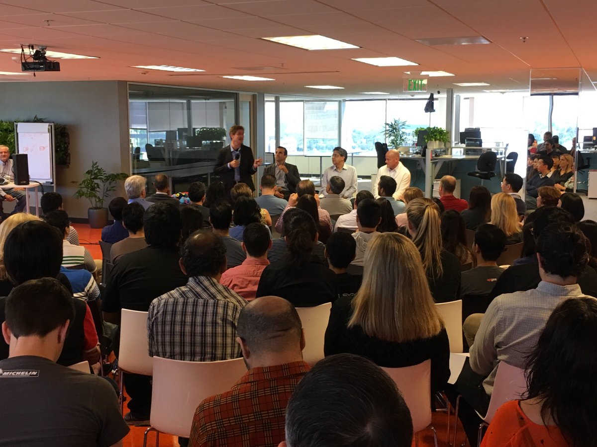 BalaK's tweet image. @Apigee thrilled to have @Sliccardo, Mayor of San Jose doing a town hall at our offices. #Apigeeks #WeAreSanJose