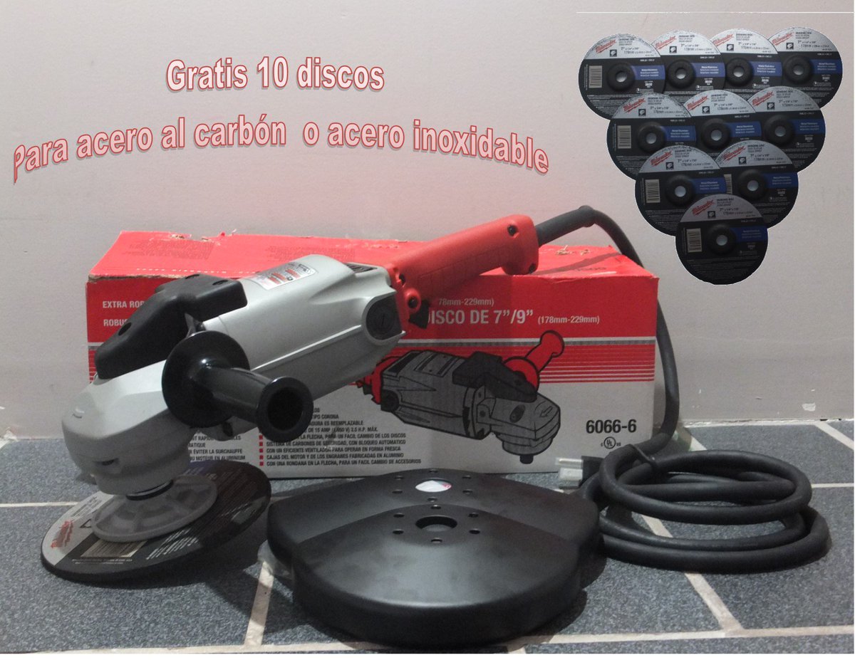 cormarmex's tweet photo. Esmeriladora de 7"/9",llevatela a tan solo $2,990.00 NETO con 10 discos gratis #FelizMartes 
https://t.co/pjpN7XMnDS https://t.co/vD5JYGAv5V