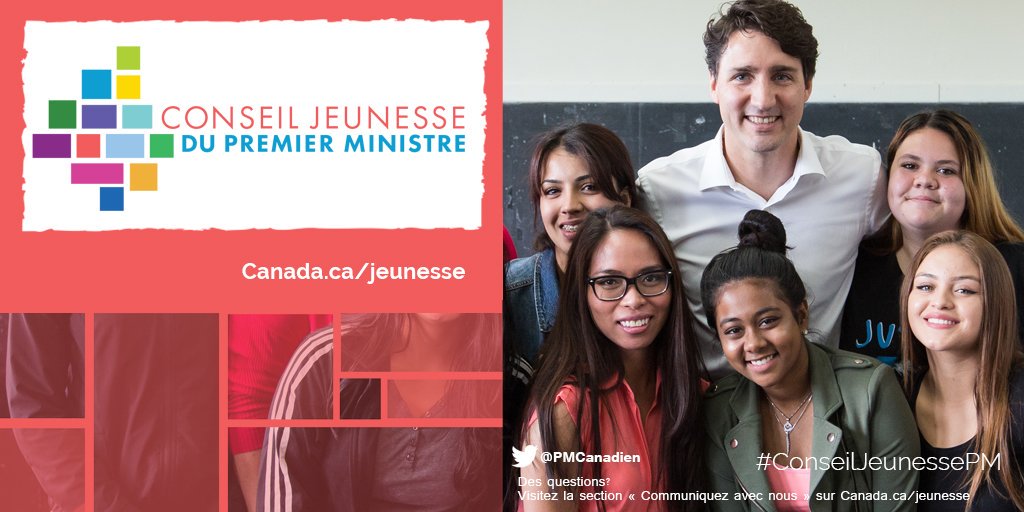 Le #ConseiljeunessePM est une importante initiative! Anciens de @cwyjcm devraient appliquer! ow.ly/NiZi302oYbO