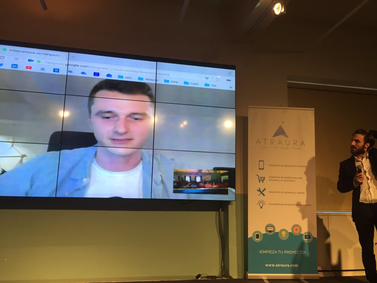 AtrauraLabs's tweet photo. @MihaiAlisie, the @ethereumproject co-Founder is here with us at the #BlockchainBCN meetup @BlockchainBCN https://t.co/78KT7L8DR8