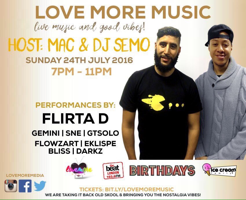 DJSemo's tweet image. Thur👉 @PardonMyBlog @miranda_ldn
Fri👉 @Program_LDN @O2Islington
Sat👉 @BigChillHouse
Sun👉 @lovemoremedia @_Birthdays