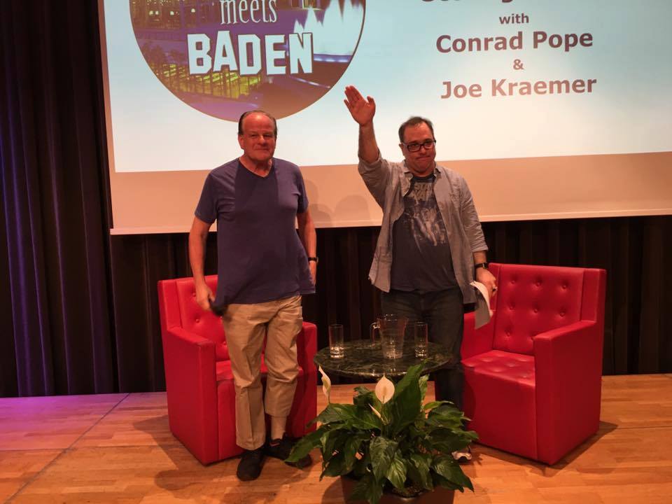 .<a href="/HollywoodMW/">Hollywood Music WS</a>'s event: "Star Wars- Scoring a Saga" last night in Baden with Conrad Pope and <a href="/joekraemer/">Joe Kraemer</a>. #filmmusic