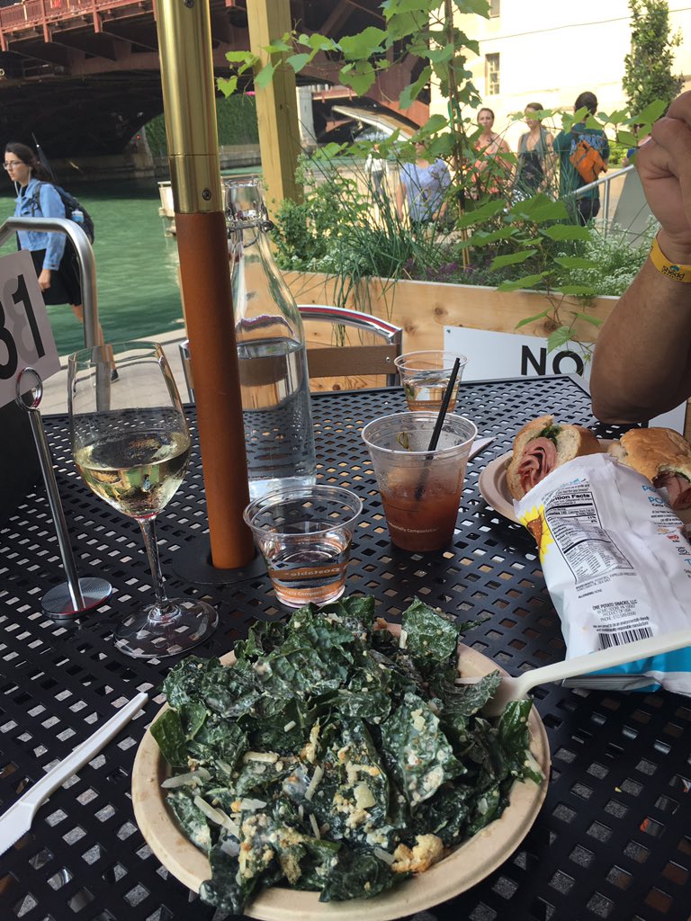 addisheather's tweet image. just had lunch in Chicago after Rich's Dr. Appt and on the train heading home.