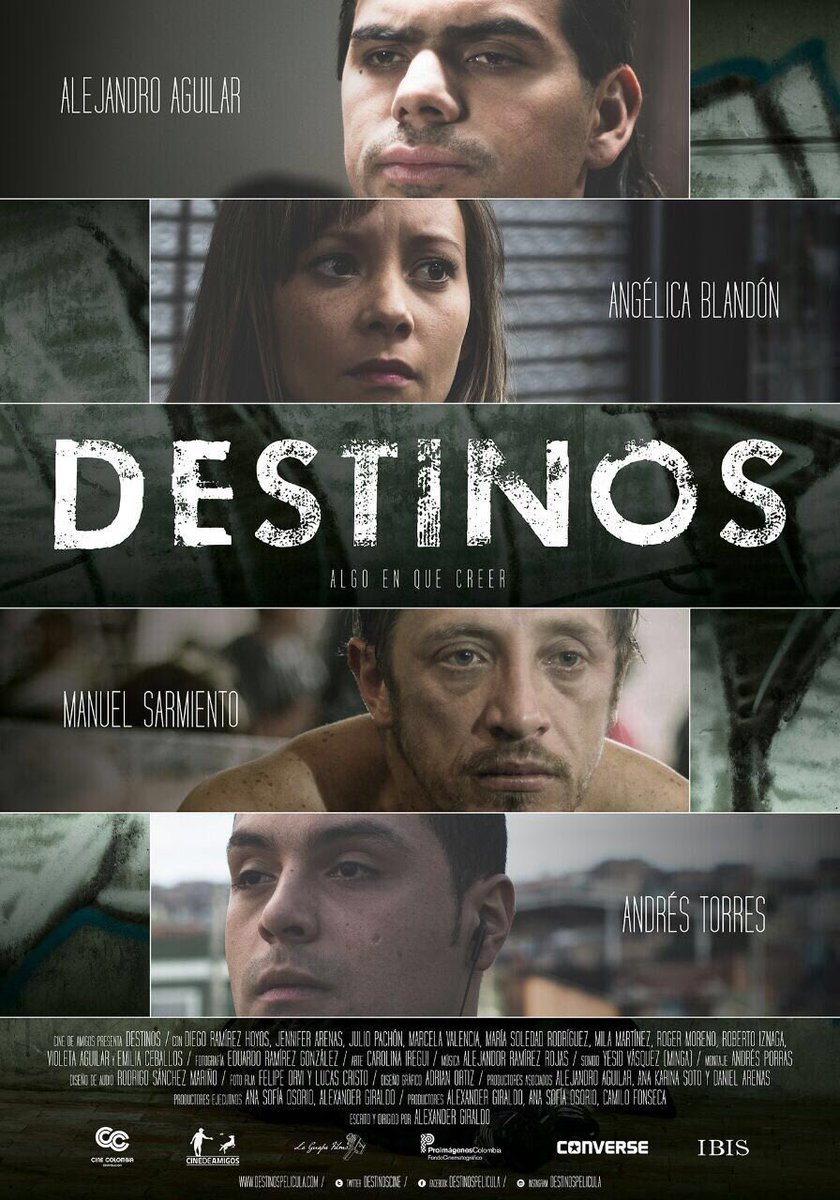 PrensaGBRA's tweet photo. 💗 Póster oficial @DestinosCine 
Cinco historias entrelazadas Estreno en cines 1 de septiembre @alejoaguilar82 https://t.co/dvKx7fzIXI