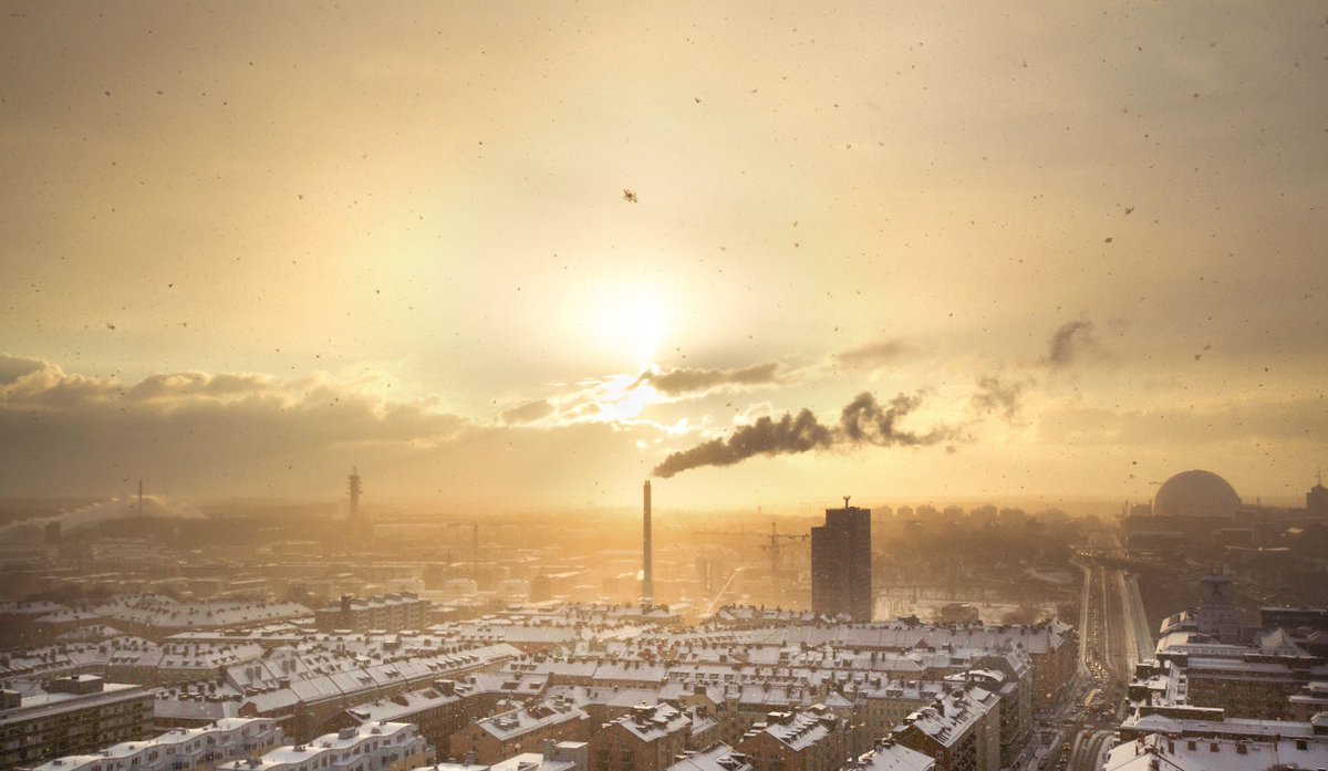 Particle #pollution is part of #smog, and comes from power plants, factories, motor vehicles, &amp; more. #didyouknow