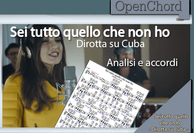 OpenMusicFree's tweet photo. Sei tutto quello che non ho, Dirotta Su Cuba, analisi e struttura armonica, “OpenChord” https://t.co/1qenC2rRIg https://t.co/33f1iArLGu