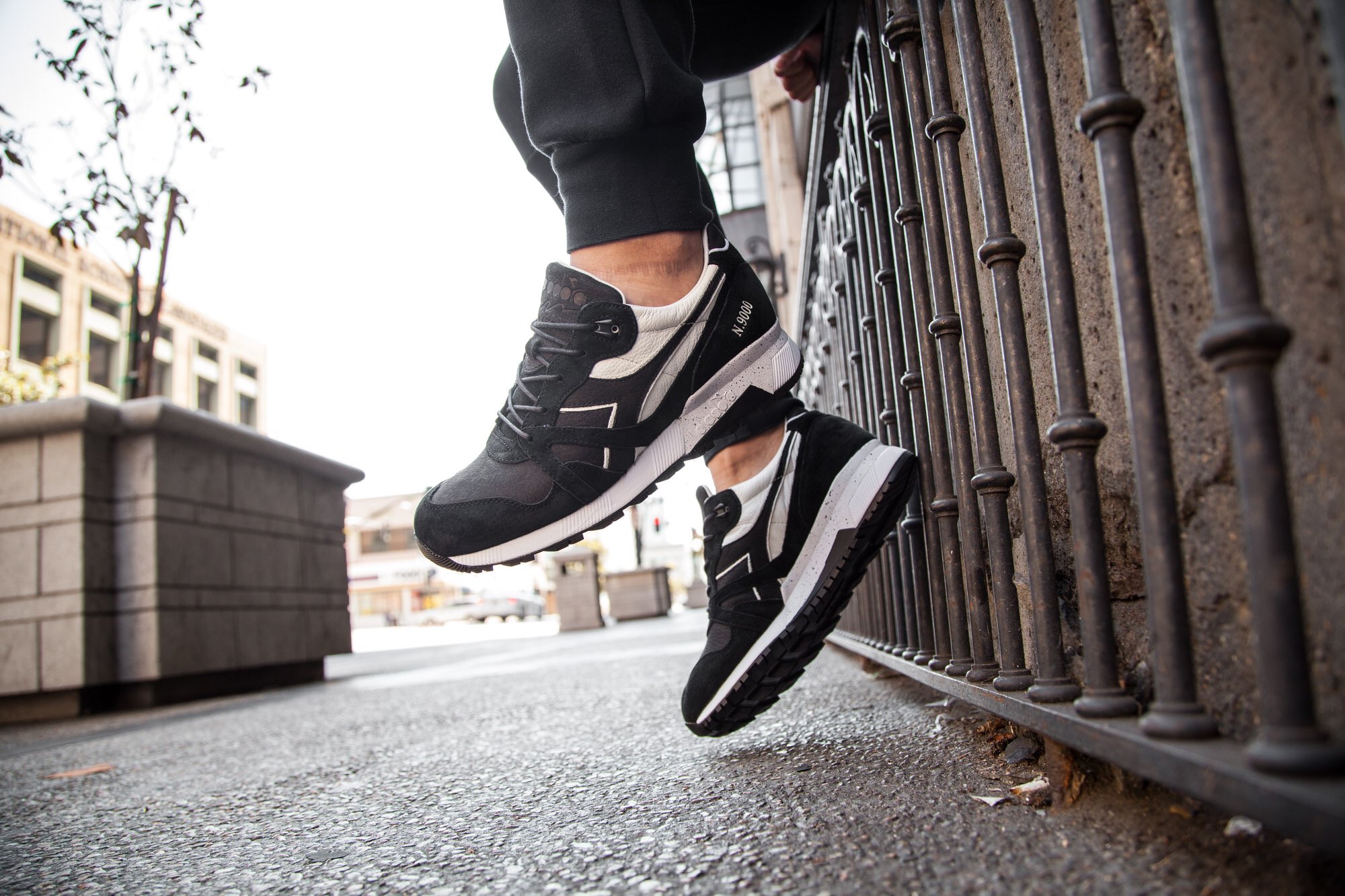 Diadora n9000 top on feet