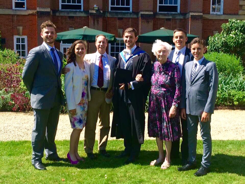 Back to Oxford for Graduation! A huge thank you to my parents, siblings &  family for their support. #Oxon #DoFidem