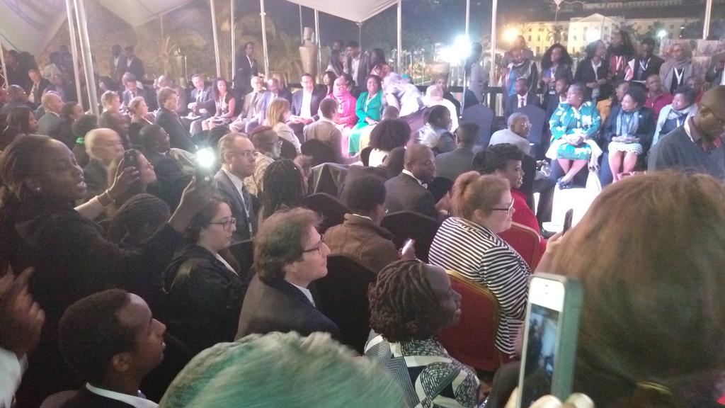 KimMUSAU's tweet photo. Great performance by @SuzannaOwiyo this evening, such a legend !! From #GES2015 to #UNCTAD14 and more... https://t.co/94gkJ6xp3D
