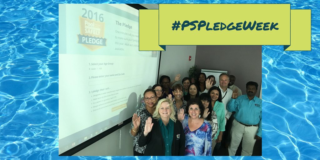 CSCBroward's tweet image. #CSCBroward staff proudly took the @poolsafely pledge today! Support #PSPledgeWeek: poolsafely.gov/pledge!