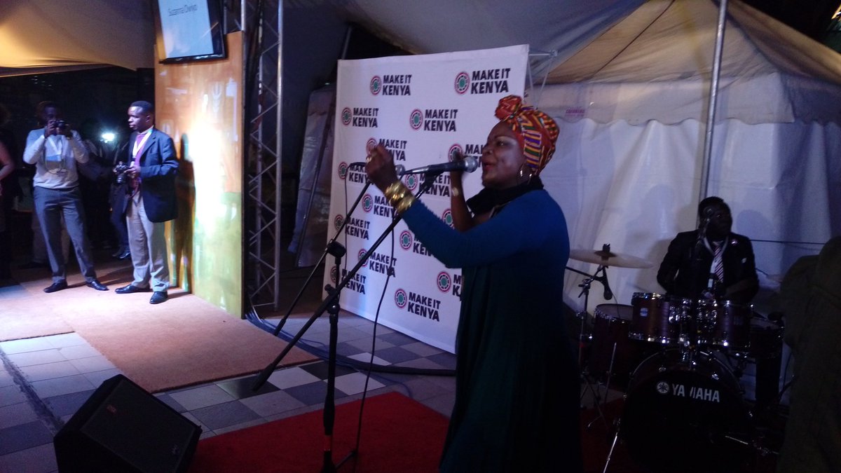 KimMUSAU's tweet photo. Great performance by @SuzannaOwiyo this evening, such a legend !! From #GES2015 to #UNCTAD14 and more... https://t.co/94gkJ6xp3D