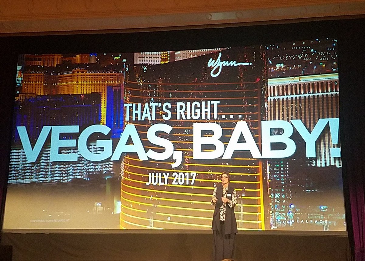 RealPage's tweet image. Closing out a successful RealWorld in Vegas. We&apos;ll b back @WynnLasVegas  next year! Thx for a great show #RWConf2016