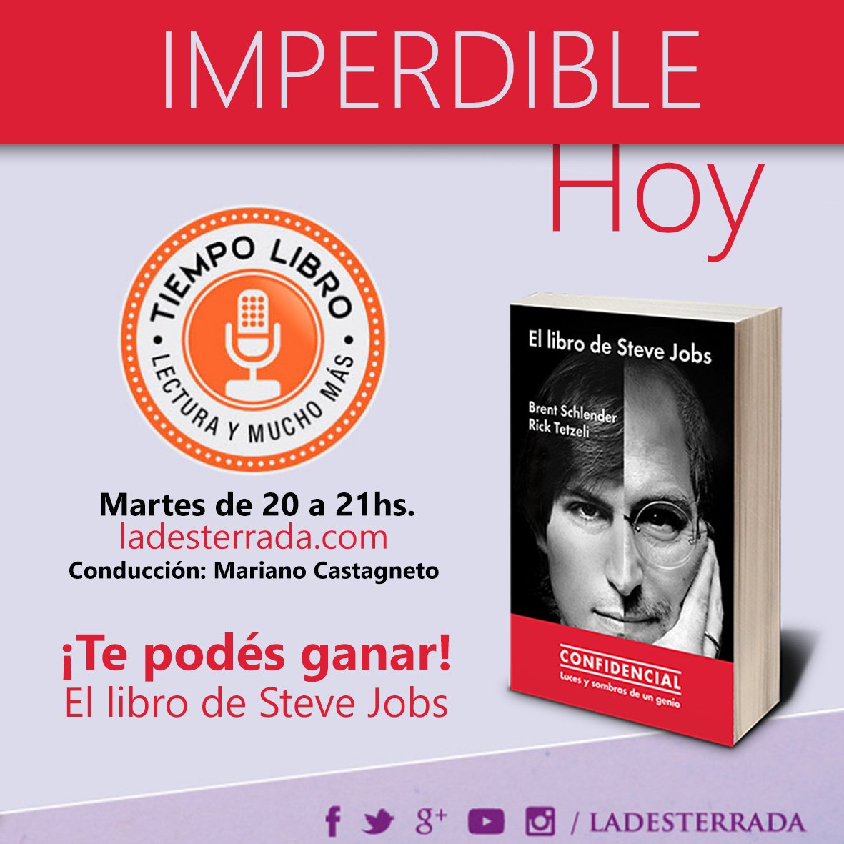 ¡Y hoy sorteamos el primer libro de @MalpasoEd! ¡Participá con #Mimejorlibro en nuestra Fan Page! ¡No te lo pierdas!