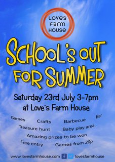 Hey #LovesFarm &amp; #StNeots 
Come visit <a href="/lovesfarmhouse/">Love's Farm House</a> for our summer party &amp; BBQ &amp; lots more with Saturday