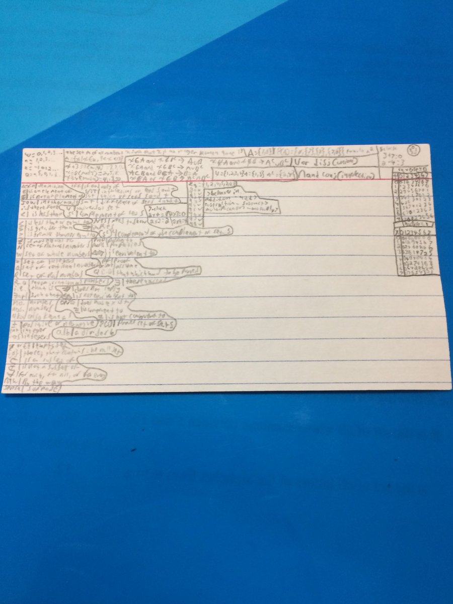 CM_FrankyFG's tweet image. The teacher gave us opportunity to use a notecard on the test... (Not even filled with all the information 😛)