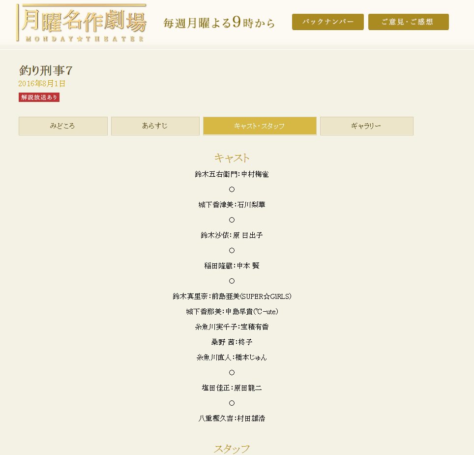 釣り刑事 Twitter Search