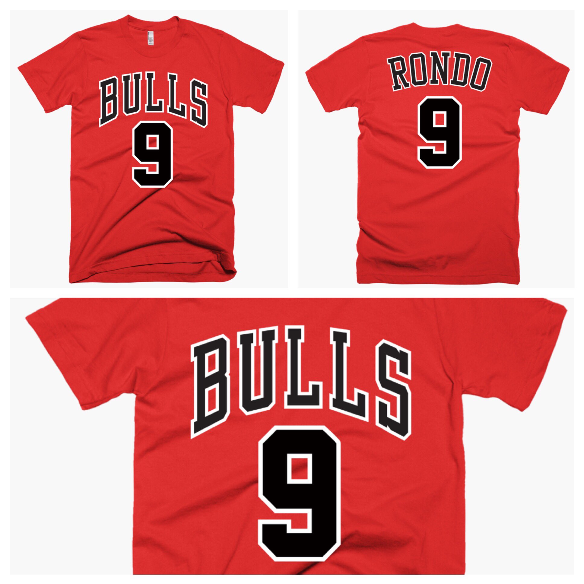 rondo bulls shirt