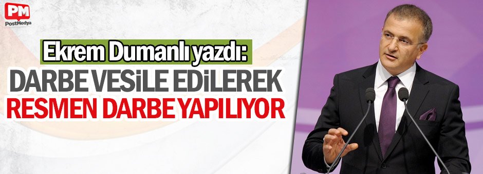 Ekrem Dumanlı: Darbe vesile edilerek resmen darbe yapılıyor
postmedya.com/gundem/ekrem-d…