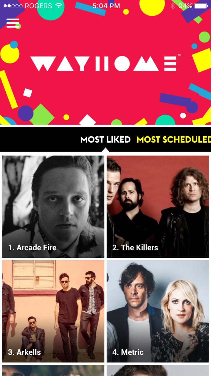 arkellsmusic's tweet image. Alright Wayhomers, do you have the app and are we in your schedule? Do this now. cc: @wayhomefestival