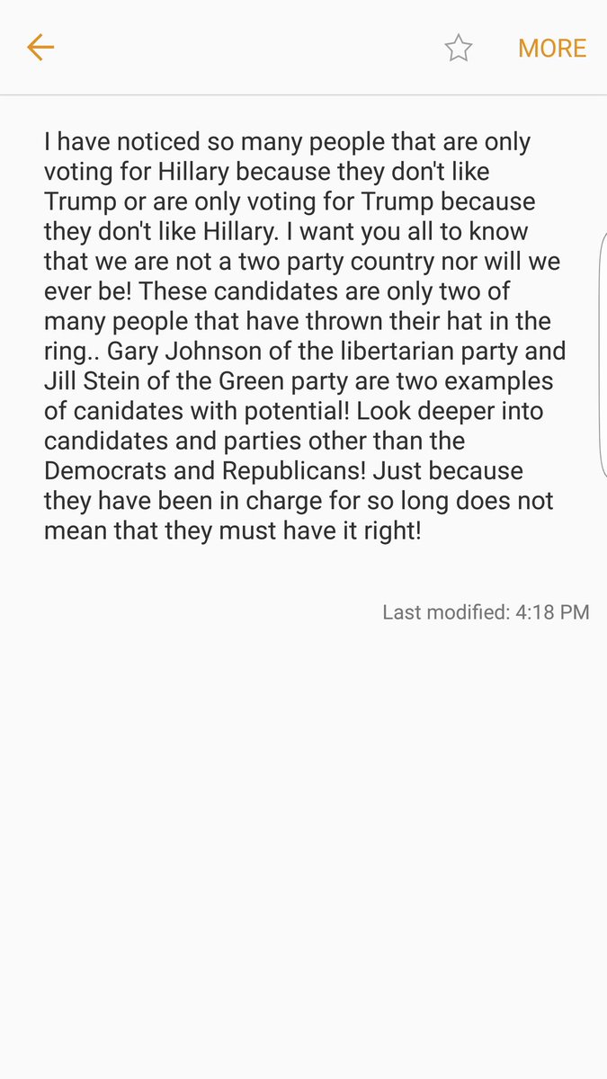 I thought I would share my opinion on the upcoming election
