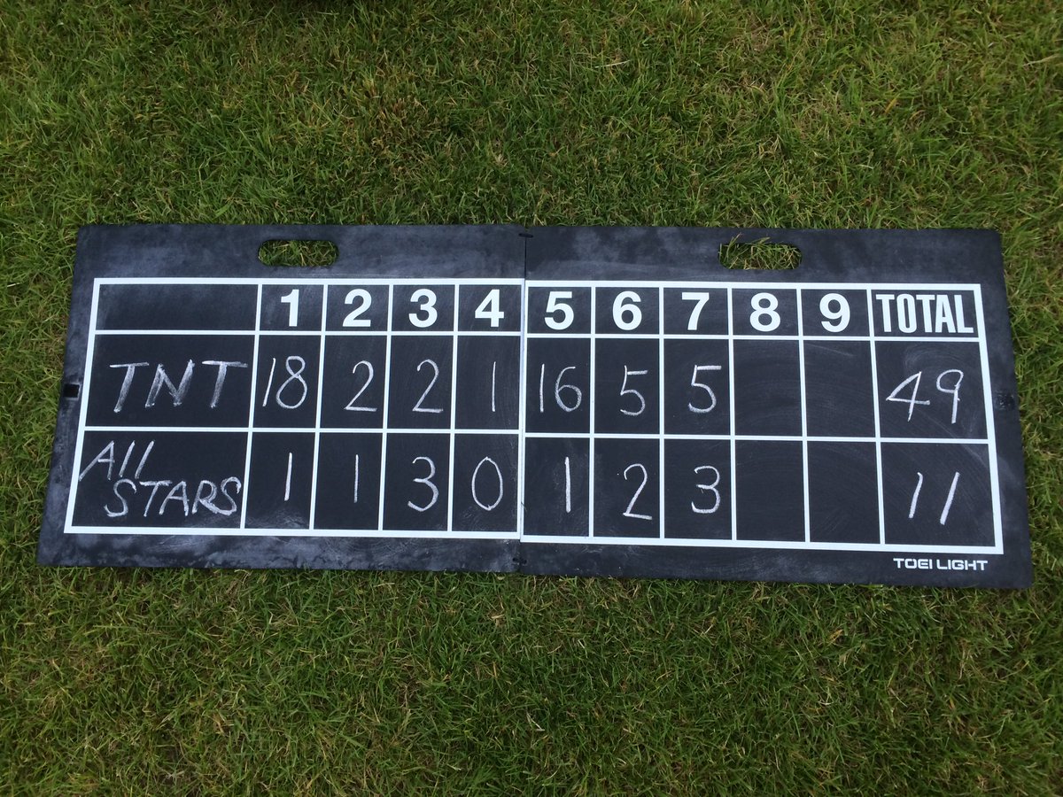 Very enjoyable, good natured and relaxed evening of softball...for both teams!! #llpd