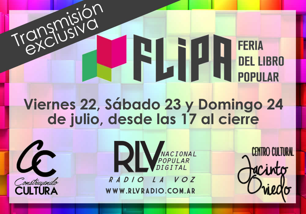 RLV_radio's tweet photo. Este fin de semana no te pierdas la #Flipa en Riobamba 434.
Sino, la podés escuchar por @RLV_radio https://t.co/n6abjFZQB8