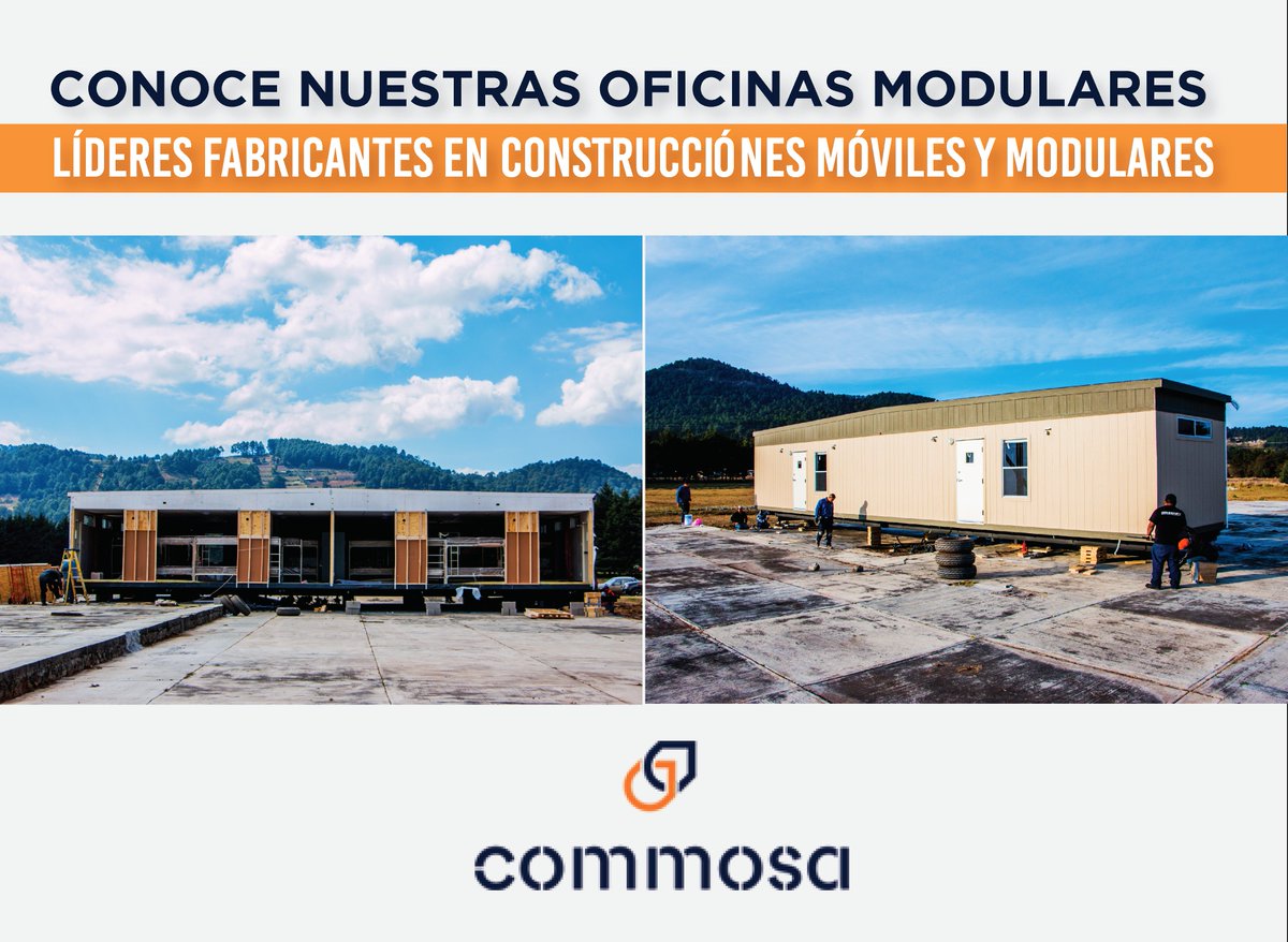 CommosaOficial's tweet photo. Conoce nuestras oficinas Modulares. #Commosa https://t.co/cmYMwxEwBN