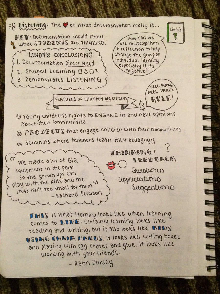 JJ_Rains's tweet photo. Day 2 Thoughts + Making Learning Visible with Ben Mardell &amp; Mara Krechevsky #pzc2016 #documentation #inspiration! https://t.co/RNROpJt8xu