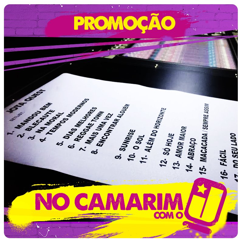 Tá afim de ir na faixa e ao nosso show, nesta sexta, em Santos? Quer bater um papo com a gente no nosso camarim?