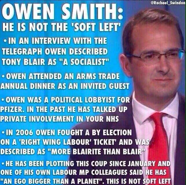 princess_Tazeen's tweet image. He is not the "soft left" He is the #LostLeft #SpoiltLeft  #UnelectableOwen  #OwenSmith 👇👎👎