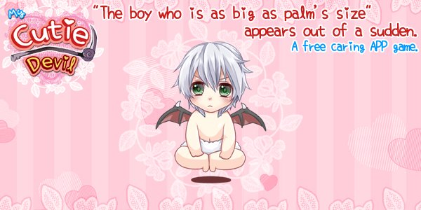 【My cutie devil】#mycutiedevil
With beautiful pictures included, a multi endings caring game.
bit.ly/uchipunius