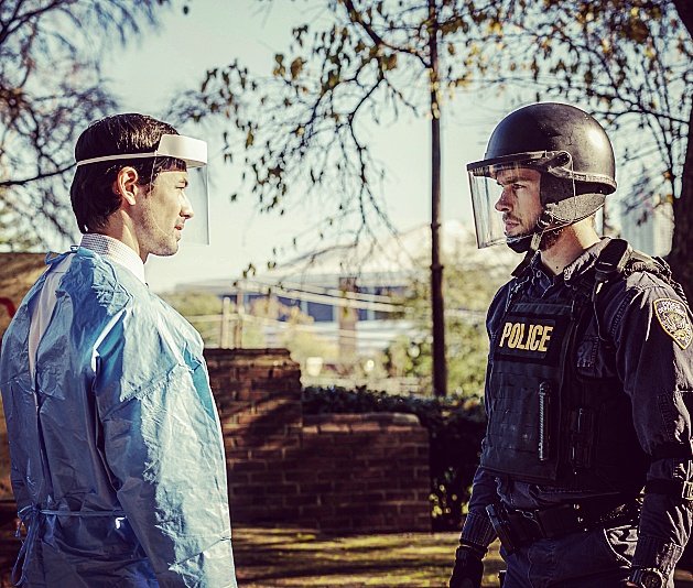 tweetfromgeorge's tweet image. Face/Off (Masks/On).
#Containment finale starts 9/8c (that's soon, East Coast...SOON) @CWContainment @TheCW