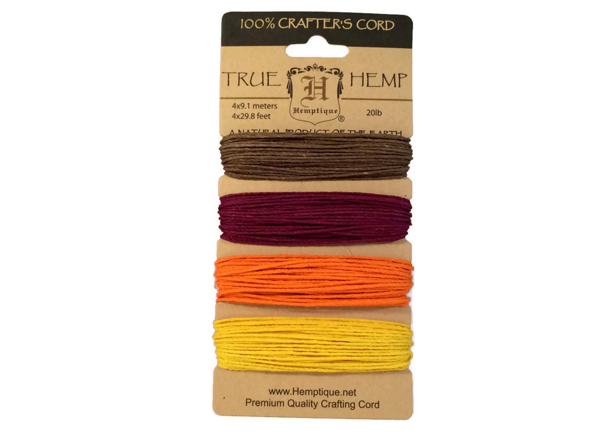 HempbyDesign's tweet photo. Sadie Hawkins 1mm Hemp Cord 4 Color Set, Hemptique Macrame Hemp Cord,… https://t.co/8aVeEWkpuA #etsymntt #HempString https://t.co/48dKYe2r7v