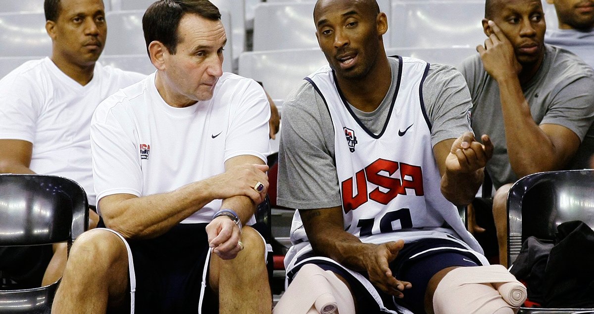 Coach K asked Kobe Bryant about availability for Rio: 'He's still  part of our program.' | theScore | Scoopnest
