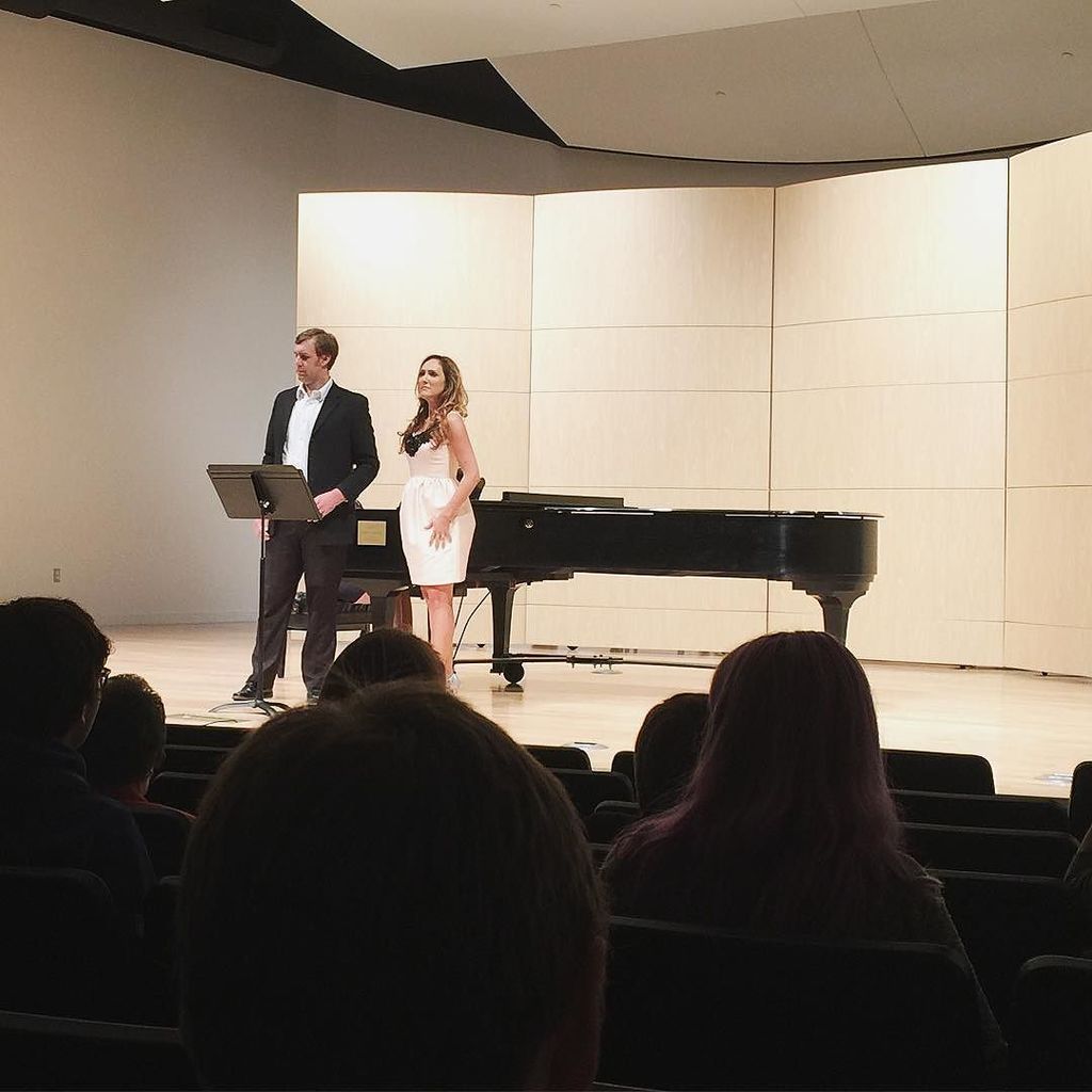 creativecoffee's tweet photo. Cody and Tiffany singing "Song That Goes Like This" #ocmi2016 #ocmi @omaconservatory 😂 https://t.co/nItSSr06a4 https://t.co/SAMwabmmjp
