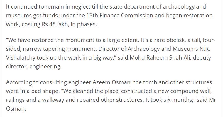 WhiteMughalsFan's tweet photo. Govt. cleans & restores #RaymondsTomb & constructs a new compound wall, railings & walkway.
https://t.co/1NbxCakOG6 https://t.co/HEJ7gUuykk