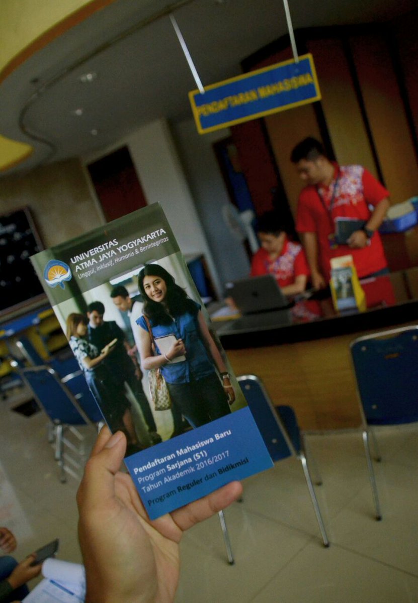 uajy's tweet photo. Pendaftaran Program Reguler II 13 Juni - 22 Juli 2016. (2 HARI LAGI)
- Seleksi Reguler II 23 Juli 2016
#PMB #Maba https://t.co/cpf2Gfoxsd