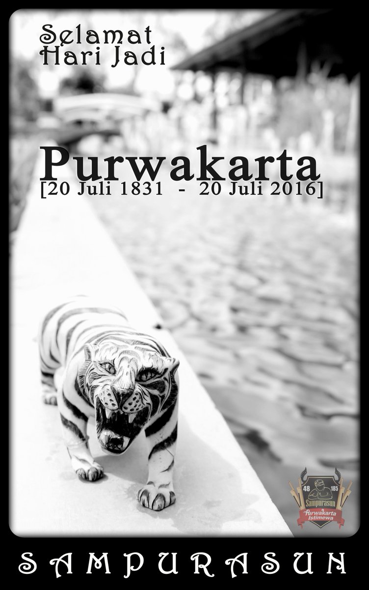 Selamat hari jadi #Purwakarta cc. <a href="/DediMulyadi71/">Kang Dedi Mulyadi</a> <a href="/ama_jentreDKP/">Ama Ruslan DKP</a> <a href="/wankustiawan64/">Kustiawan</a>