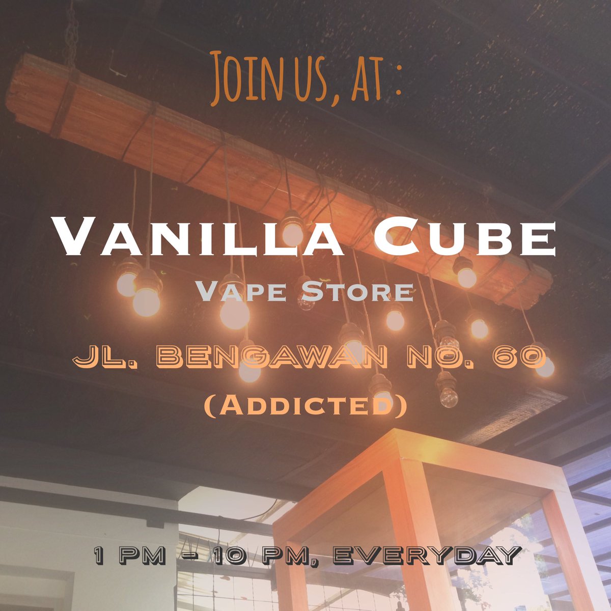 vanillacubes's tweet image. Yep! We are open, at Addicted cafe, Jl. Bengawan no. 60