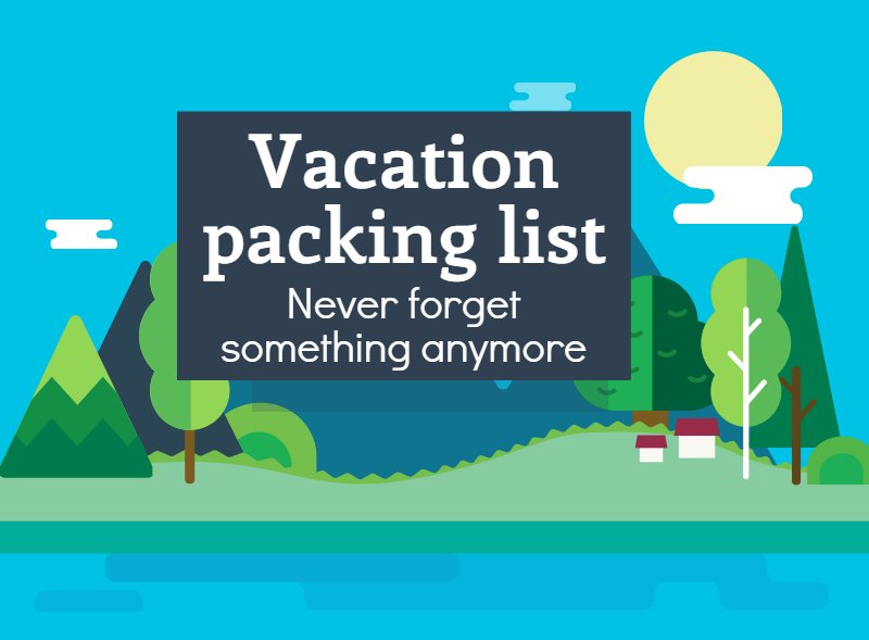 Infographic: Your Ultimate #Vacation #PackingList - go.shr.lc/2atbGpM  #Travel #TravelTips