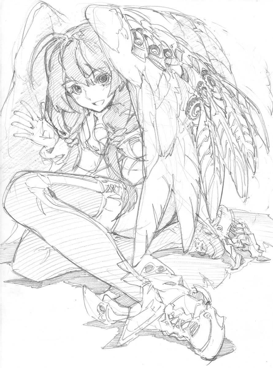 『義羽』
文明の利器
#illust
#イラスト 
