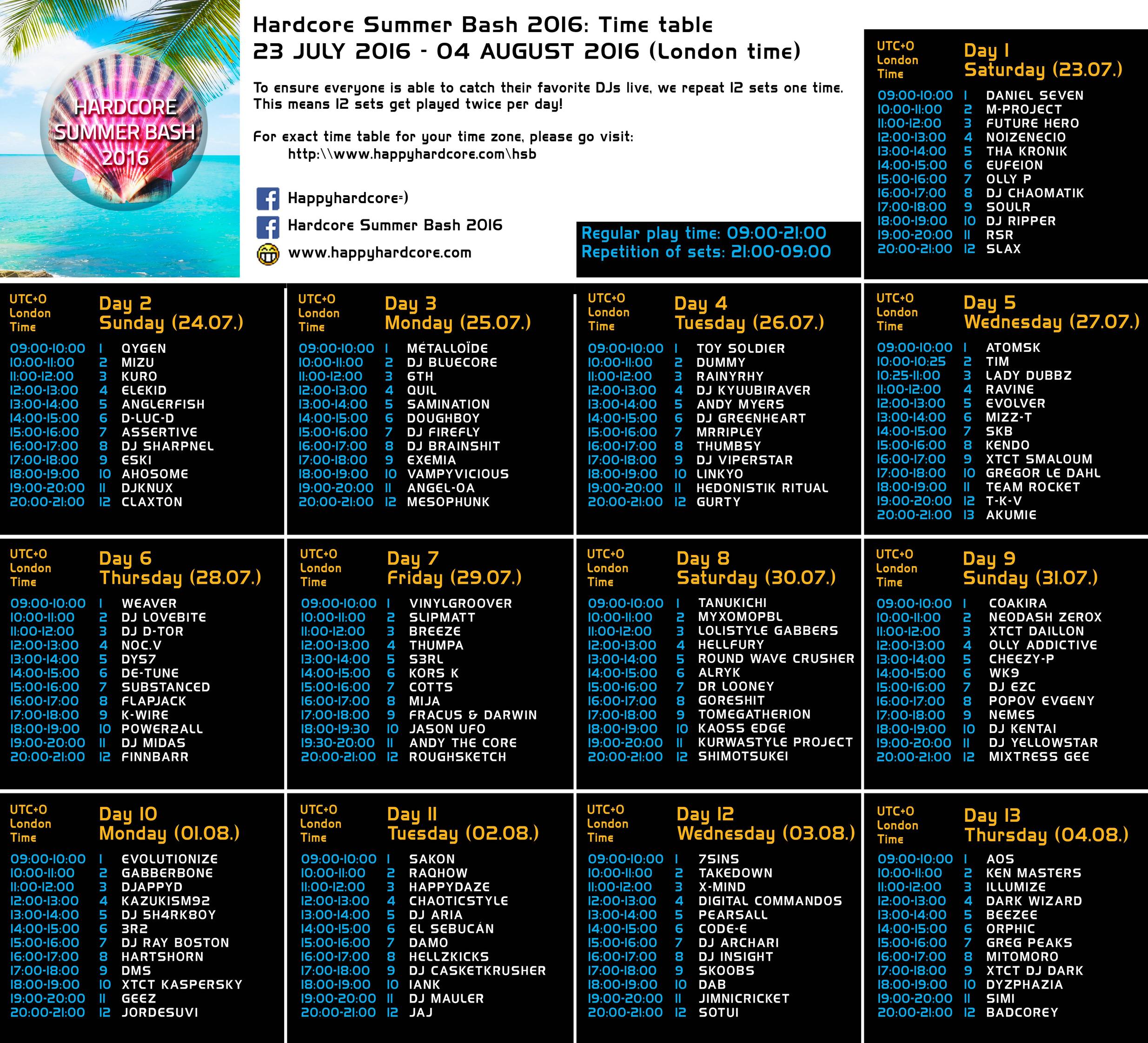 Assertive Hsb16 Schedule Is Out I M On Day 2 Right Before Dj Sharpnel Hope You Can All Check It Out T Co Ldfwltelzz Twitter