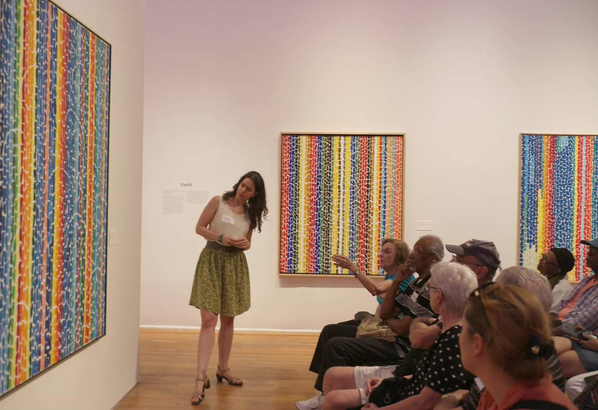 A great time with Alma Thomas at The Studio Museum in Harlem. #exhibition