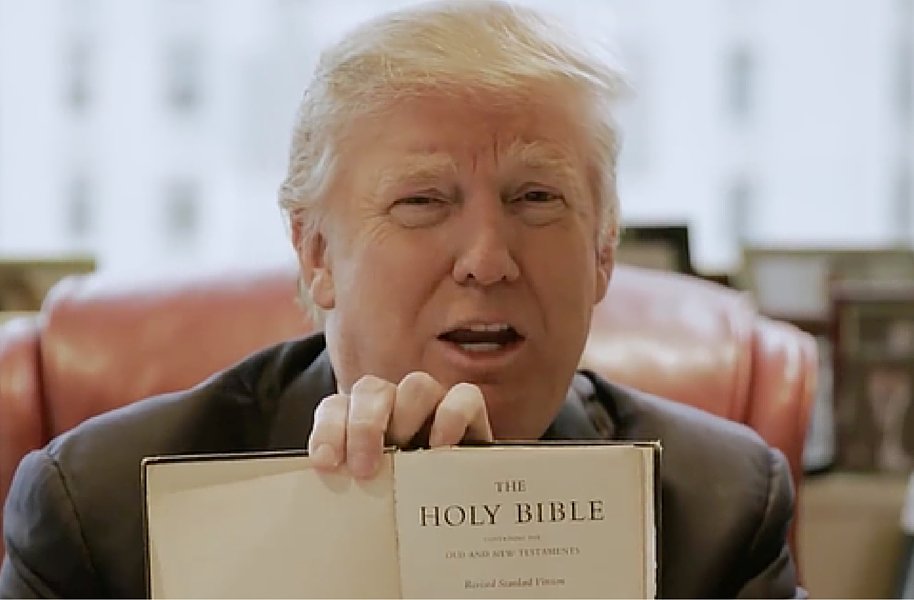 influx_Divine's tweet photo. Trump Presses For ‘Revolution In The Christian World’ Through Federal Rule Change https://t.co/vaapkd0pqP … #tcot https://t.co/ey1wY5aAKc

Trump: "We need to restore Christianity to its proper mantel where it belongs in America"- The single greatest thing he has said. God bless