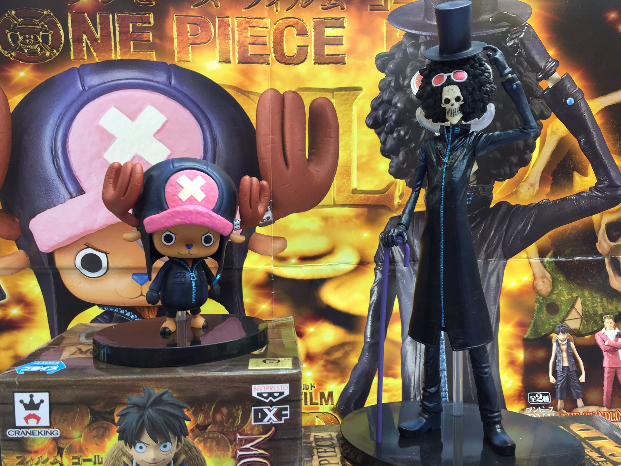 タイトー ｇａｚａ ワンピースフィギュア入荷しました Goldシリーズです 今回はチョッパー Amp ブルック なんともカッコイイ仕上がりです ギャザ ワンピース ワンピース映画 ワンピースゴールド チョッパー ブルック T Co