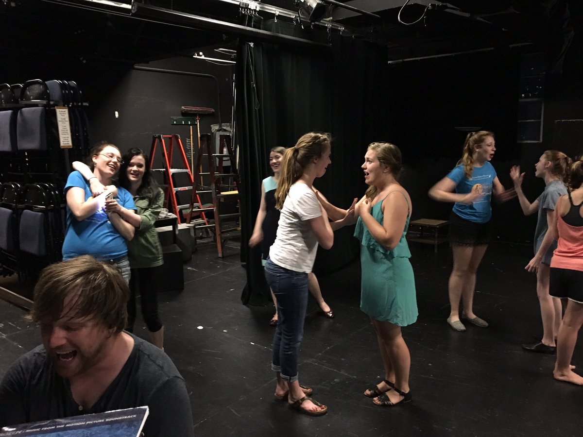 ForestTheater's tweet photo. When #rehearsal evolves into a @Disney sing-a-long. A little #fun before run-throughs begin! https://t.co/GCQ3fQxHGa https://t.co/HjZ5IPN5bN