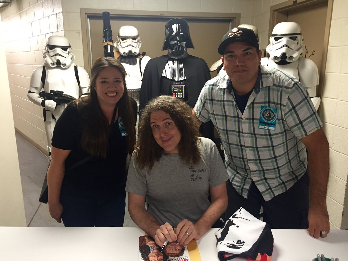 Ray_Jackson's tweet photo. Boom! This just happened! Thanks @alyankovic for coming to El Paso! Thanks @tunespeak for the tickets! #itsallgoodep https://t.co/5xlMALiLrz