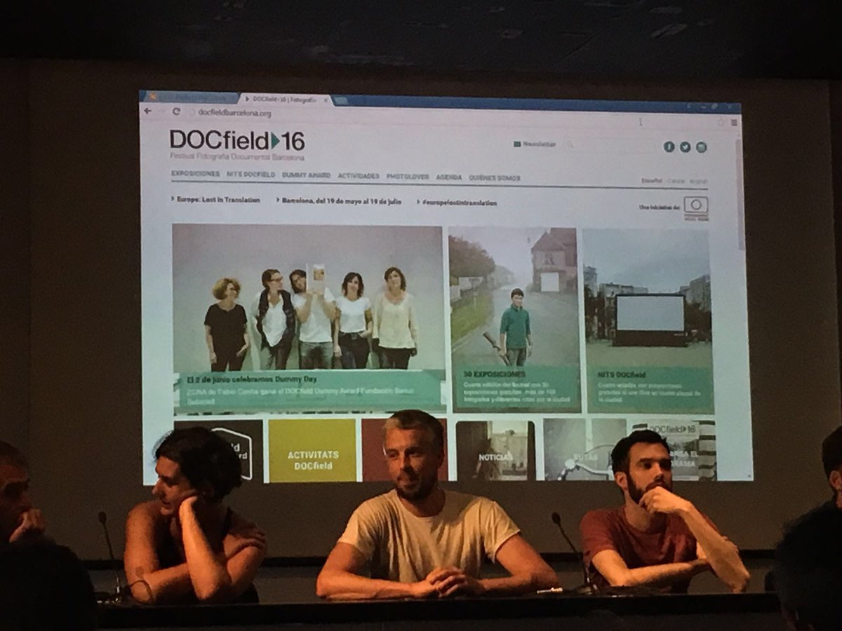 escolapiamataro's tweet photo. Clausura a @artssantamonica del #Docfield16 amb l'exposició Myths of near future. Alumnes de CAU hi van participar! https://t.co/wtOwPqr8cd