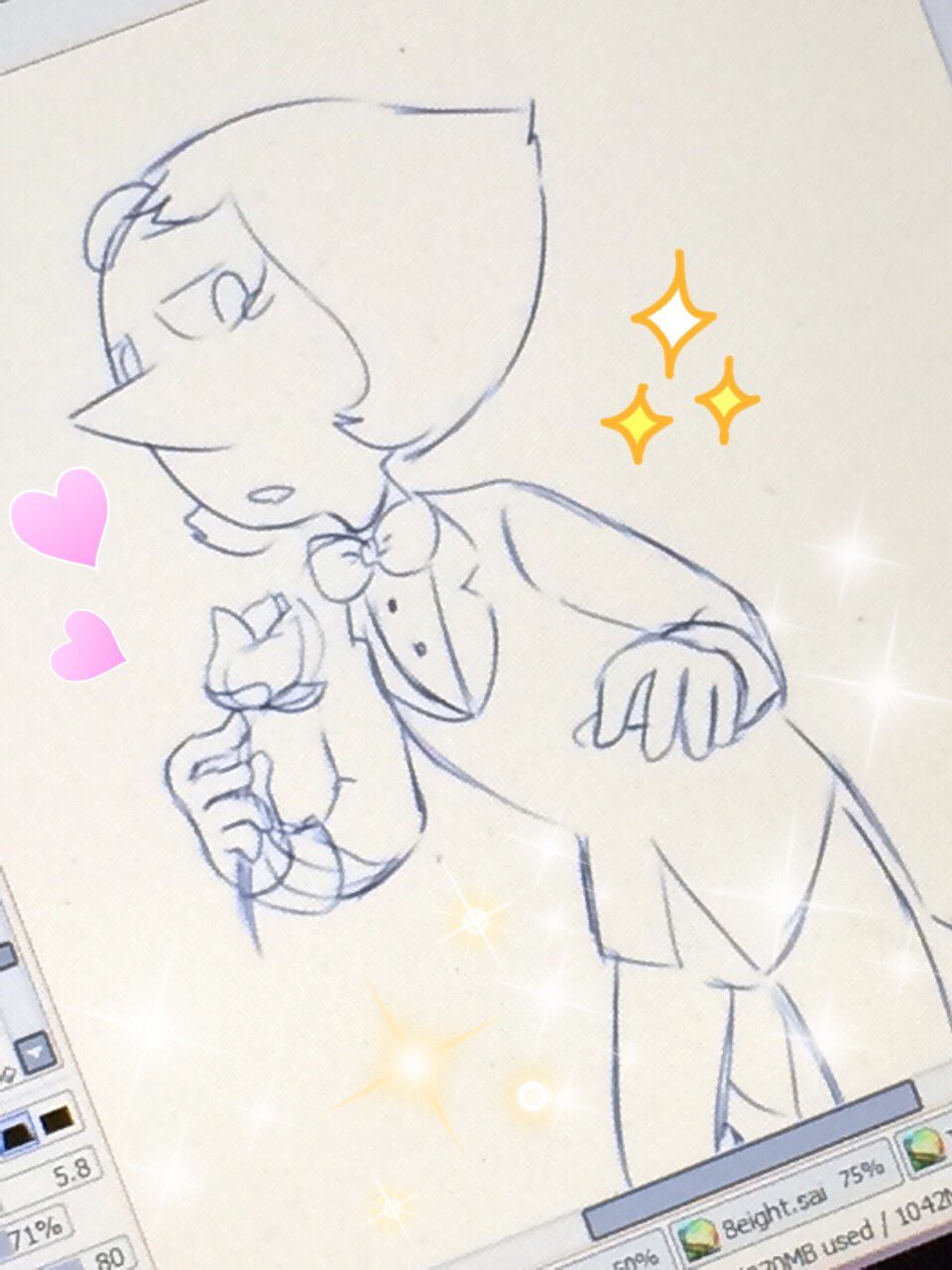 “tfw when you have no more energy to draw and color

so you just throw lots of pretty stickers from your phone”