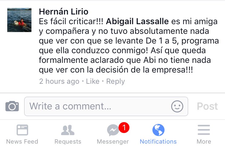 leanmp03's tweet photo. @hernanlirio @Abilassalle HERNAN gente de palabra ! #QueVuelvaDe1a5 https://t.co/NrPz0VL5Gx